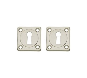 Intersteel Sleutelrozetten vierkant Basic mat nikkel