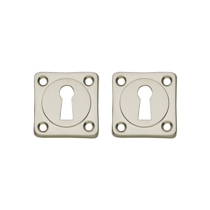 Intersteel Sleutelrozetten vierkant Basic mat nikkel