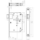 Intersteel Woningbouw loopslot wit | De Oude Deurklink