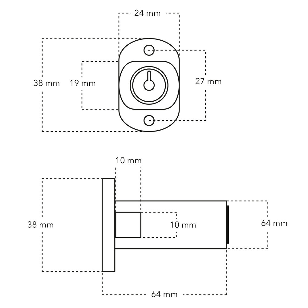 De Oude Deurklink Espagnolet slot mat zwart | De Oude Deurklink jaren 30 raambeslag