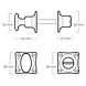 De Oude Deurklink WC Slot Draaiknop mat zwart | De Oude Deurklink jaren 30 toiletsluiting De Oude Deurklink WC Slot Draaiknop mat zwart | De Oude Deurklink jaren 30 toiletsluiting