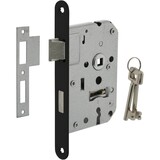 Intersteel Woningbouw klavier dag- en nachtslot zwart 55 mm Intersteel Woningbouw klavier dag- en nachtslot zwart 55 mm