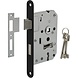 Intersteel Woningbouw klavier dag- en nachtslot zwart 55 mm | De Oude Deurklink jaren 30 deurbeslag Intersteel Woningbouw klavier dag- en nachtslot zwart 55 mm | De Oude Deurklink jaren 30 deurbeslag