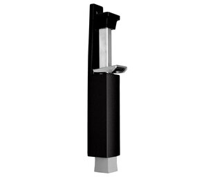 Dulimex Luxe deurvastzetter schootuitslag van 60 mm zwart Dulimex Luxe deurvastzetter schootuitslag van 60 mm zwart