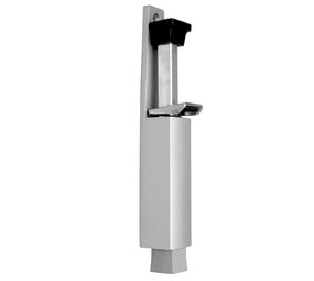 Dulimex Luxe deurvastzetter schootuitslag van 60 mm zilvergrijs Dulimex Luxe deurvastzetter schootuitslag van 60 mm zilvergrijs