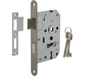 Intersteel Woningbouw klavier dag- en nachtslot geborsteld RVS 55 mm Intersteel Woningbouw klavier dag- en nachtslot geborsteld RVS 55 mm