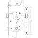 Intersteel Woningbouw toilet-/badkamerslot wit 63/8 mm | De Oude Deurklink jaren 30 deurbeslag Intersteel Woningbouw toilet-/badkamerslot wit 63/8 mm | De Oude Deurklink jaren 30 deurbeslag