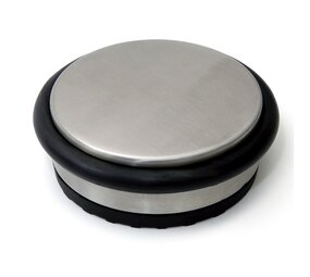 Dulimex Deurstopper vloermodel losse schijf Ø92x40 mm RVS finish Dulimex Deurstopper vloermodel losse schijf Ø92x40 mm RVS finish