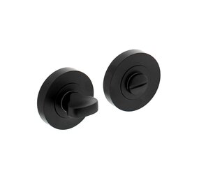 Intersteel WC slot / badkamersluiting 52x8mm mat zwart Intersteel WC slot / badkamersluiting 52x8mm mat zwart