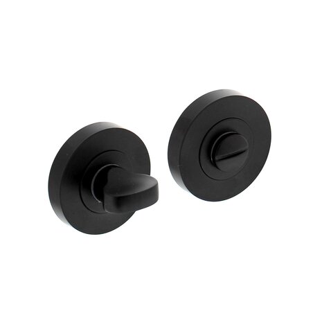 Intersteel WC slot / badkamersluiting 52x8mm mat zwart Intersteel WC slot / badkamersluiting 52x8mm mat zwart