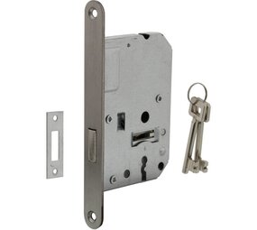 Intersteel Woningbouw klavier kastslot geborsteld RVS 55 mm Intersteel Woningbouw klavier kastslot geborsteld RVS 55 mm