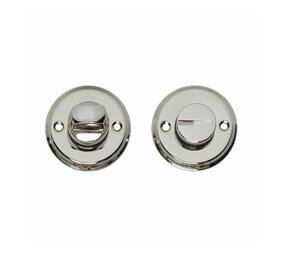 Intersteel WC slot rond met schroefgaten nikkel Intersteel WC slot rond met schroefgaten nikkel