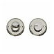 Intersteel WC slot rond met schroefgaten nikkel Intersteel WC slot rond met schroefgaten nikkel