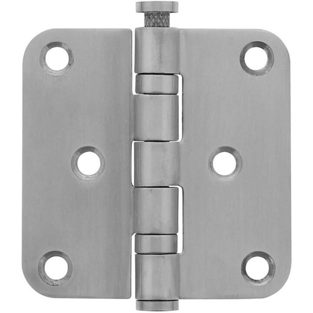 Intersteel Kogellagerscharnier ronde hoeken 76x76mm RVS geborsteld tot 40 kilo Intersteel Kogellagerscharnier ronde hoeken 76x76mm RVS geborsteld tot 40 kilo