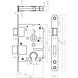 Intersteel Woningbouw cilinder dag- en nachtslot wit 55 mm | De Oude Deurklink jaren 30 deurbeslag Intersteel Woningbouw cilinder dag- en nachtslot wit 55 mm | De Oude Deurklink jaren 30 deurbeslag