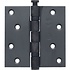 Kogellagerscharnier RVS rechte hoeken 89x89mm PVD antraciet tot 70 kilo Kogellagerscharnier RVS rechte hoeken 89x89mm PVD antraciet tot 70 kilo