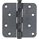 Intersteel Kogellagerscharnier RVS ronde hoeken 89x89mm PVD antraciet tot 70 kilo Intersteel Kogellagerscharnier RVS ronde hoeken 89x89mm PVD antraciet tot 70 kilo