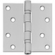 Intersteel Kogellagerscharnier rechte hoeken 89x89mm RVS geborsteld tot 70 kilo Intersteel Kogellagerscharnier rechte hoeken 89x89mm RVS geborsteld tot 70 kilo