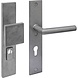 Intersteel SKG3 veiligheidsbeslag rechthoekig greep/klink Luzern met kerntrekbeveiliging rvs getrommeld PC 72mm Intersteel SKG3 veiligheidsbeslag rechthoekig greep/klink Luzern met kerntrekbeveiliging rvs getrommeld PC 72mm