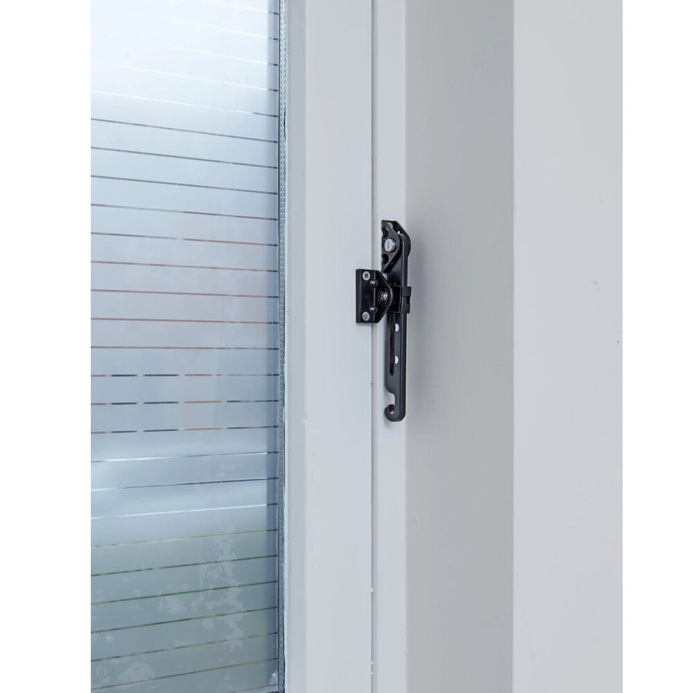 Intersteel SecuMax raamuitzetter binnendraaiend zwart Intersteel SecuMax raamuitzetter binnendraaiend zwart