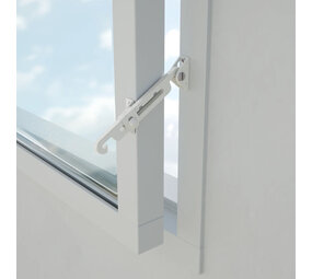 Intersteel SecuMax raamuitzetter binnendraaiend wit Intersteel SecuMax raamuitzetter binnendraaiend wit