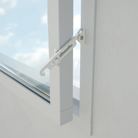 Intersteel SecuMax raamuitzetter binnendraaiend wit Intersteel SecuMax raamuitzetter binnendraaiend wit