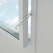 Intersteel SecuMax raamuitzetter binnendraaiend wit Intersteel SecuMax raamuitzetter binnendraaiend wit