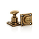 De Oude Deurklink WC slot draaiknop vierkant antiek messing De Oude Deurklink WC slot draaiknop vierkant antiek messing
