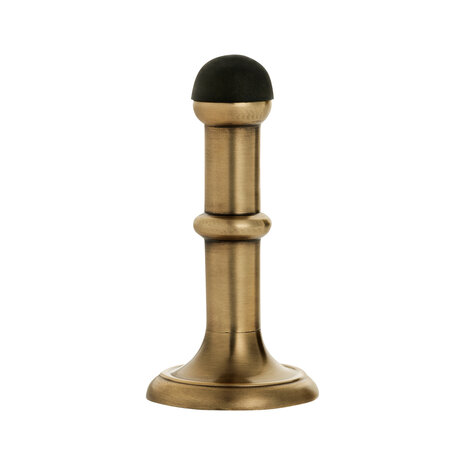 De Oude Deurklink Deurstopper wandmontage antiek messing De Oude Deurklink Deurstopper wandmontage antiek messing