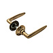 De Oude Deurklink Deurklink Lisiduna geveerd antiek messing De Oude Deurklink Deurklink Lisiduna geveerd antiek messing