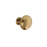 De Oude Deurklink Meubelknop 25mm, antiek messing