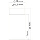 De Oude Deurklink Deurstopper wandmontage 35x22 mm antiek messing De Oude Deurklink Deurstopper wandmontage 35x22 mm antiek messing