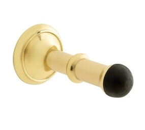 De Oude Deurklink Klassieke deurstopper messing gelakt