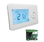 QH Basic draadloze programmeerbare thermostaat inclusief mini inbouw ontvanger