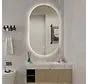Spiegel met led ovaal 50 x 100 cm