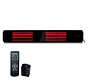 Infrarood terrasverwarmer Calore black heater instelbaar met 1600 - 3200Watt