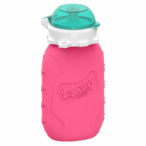 Squeasy Gear Siliconen Knijpzakje 180ml - Pink Squeasy Gear Siliconen Knijpzakje 180ml - Pink