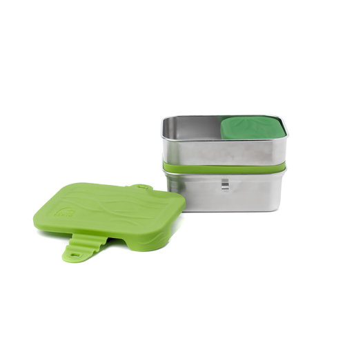 Blue Water Bento Edelstahl Lunchbox Eco Splash Box 3 in 1 Auslaufsicher