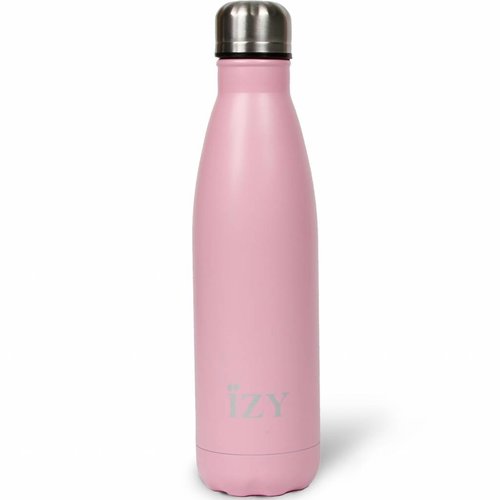 IZY RVS Drinkfles Thermosfles (500ml) - Matte Pink IZY RVS Drinkfles Thermosfles (500ml) - Matte Pink