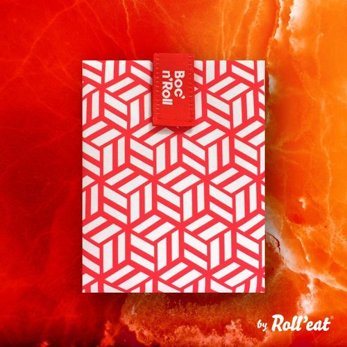 Roll'Eat Boc'n'Roll Foodwrap - Tiles Red