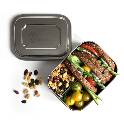 Made Sustained Lunchbox Medium Trio aus Edelstahl Made Sustained Lunchbox Medium Trio aus Edelstahl