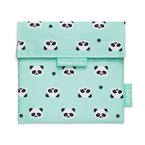 Roll'Eat Snack'n'Go Herbruikbaar Boterhamzakje - Panda Roll'Eat Snack'n'Go Herbruikbaar Boterhamzakje - Panda