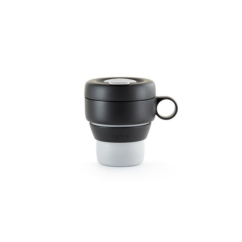 Lekue Opvouwbare Reisbeker 350ml - Grijs Lekue Opvouwbare Reisbeker 350ml - Grijs