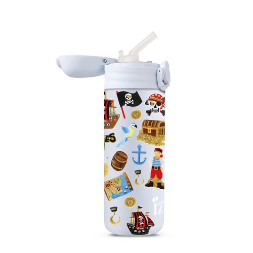 IZY Kids Stainless Steel Thermos (350ml) - Pirates IZY Kids Stainless Steel Thermos (350ml) - Pirates