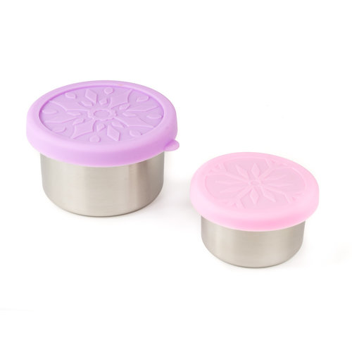 Lekkabox RVS Mini Sausbakje Set van 2 - Lavender Lekkabox RVS Mini Sausbakje Set van 2 - Lavender