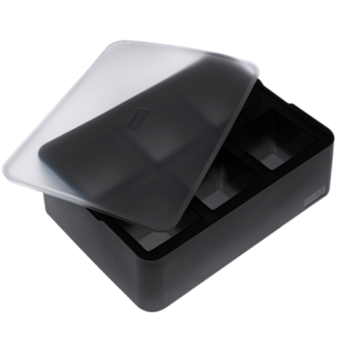 Lurch Siliconen Ijsblokjesvorm met Deksel 5x5cm Lurch Siliconen Ijsblokjesvorm met Deksel 5x5cm
