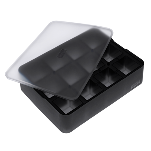Lurch Siliconen Ijsblokjesvorm met Deksel 4x4cm Lurch Siliconen Ijsblokjesvorm met Deksel 4x4cm