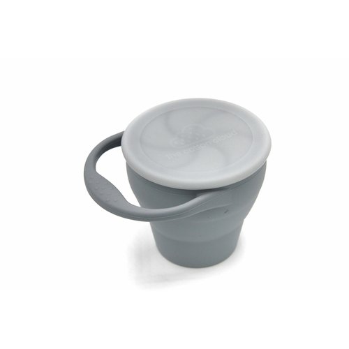The Cotton Cloud Siliconen Snackbeker - Storm Grey The Cotton Cloud Siliconen Snackbeker - Storm Grey