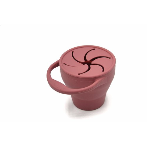 The Cotton Cloud Siliconen Snackbeker - Wild Rose The Cotton Cloud Siliconen Snackbeker - Wild Rose