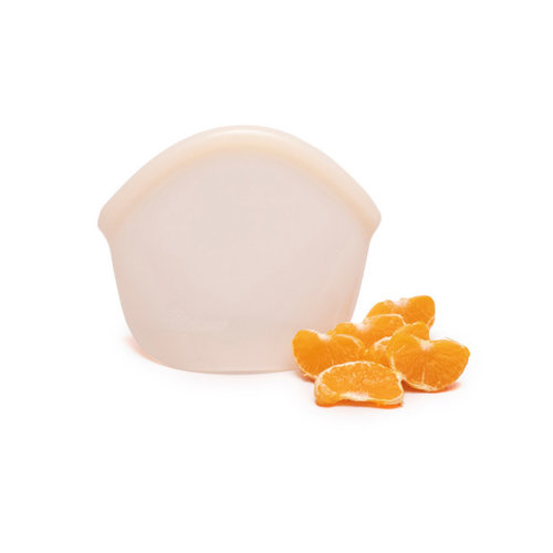 Food Huggers Herbruikbare Siliconen Zak 400ml - Champagne Frost Food Huggers Herbruikbare Siliconen Zak 400ml - Champagne Frost